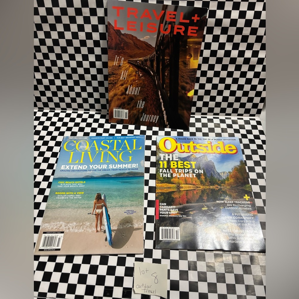 Travel and Leisure, Coastal Living, Outside Magazine Lot